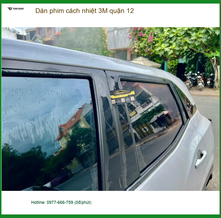 Nơi Dán Phim Cách Nhiệt Ô Tô phim cách nhiệt 3M quận 12 - Giá Tốt TPHCM