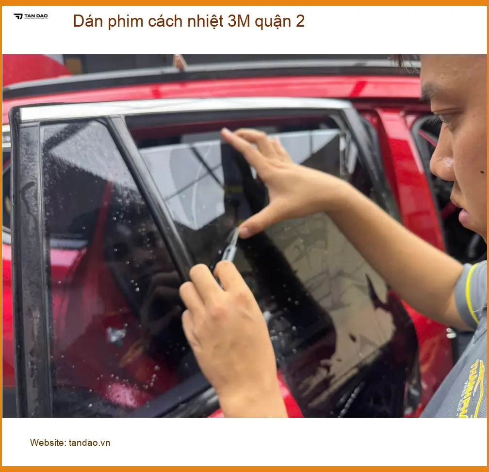 Nơi Dán Phim Cách Nhiệt Ô Tô phim cách nhiệt 3M quận 2 - Giá Tốt TPHCM ảnh thực tế 3