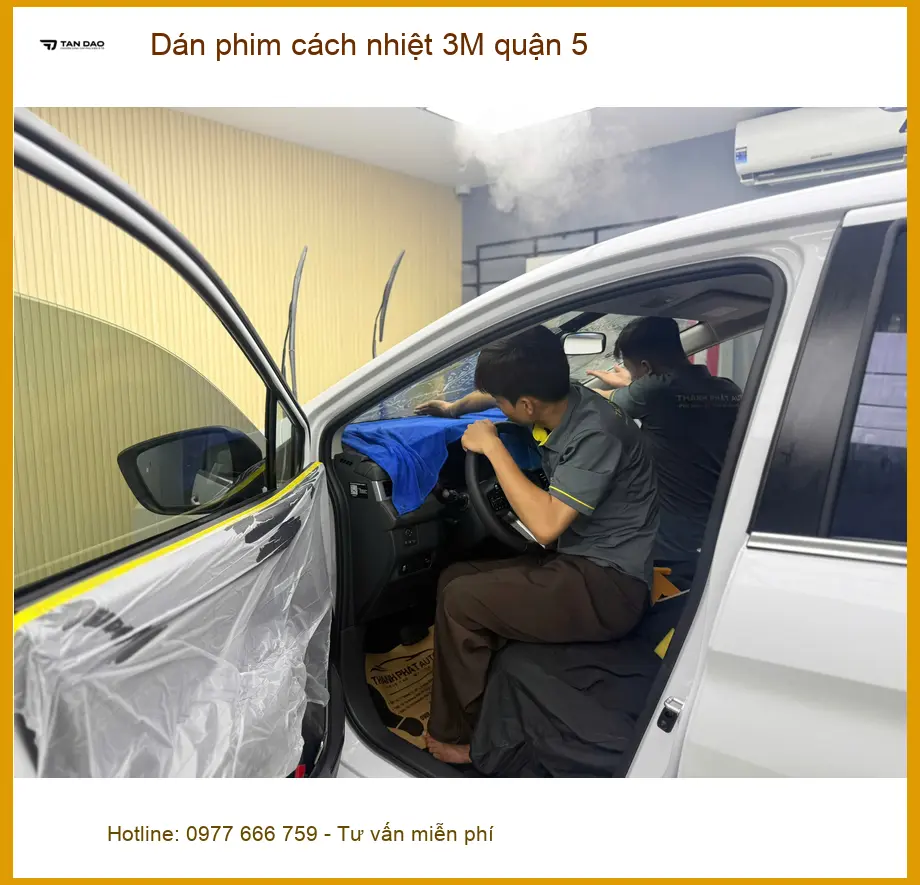 Trung Tâm Dán Phim Cách Nhiệt Ô Tô phim cách nhiệt 3M quận 5 - Giá Tốt TPHCM ảnh thực tế 3