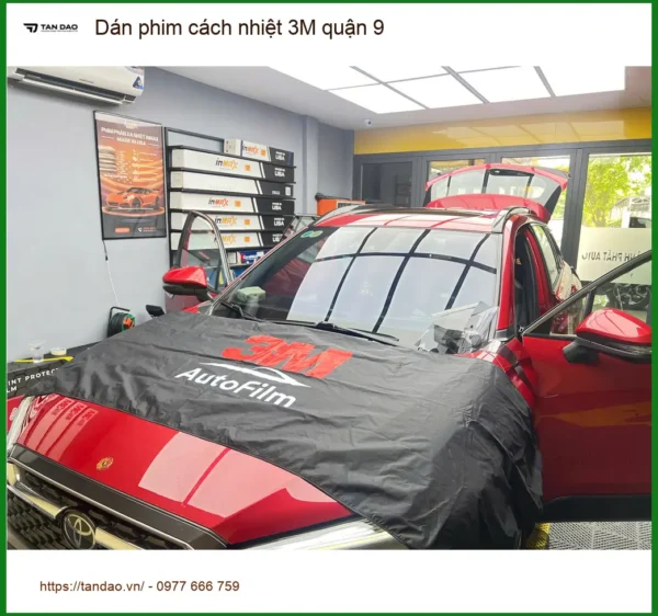 Trung Tâm Thi Công Dán Phim Cách Nhiệt Ô Tô phim cách nhiệt 3M quận 9 - Thi Công Chuyên Nghiệp