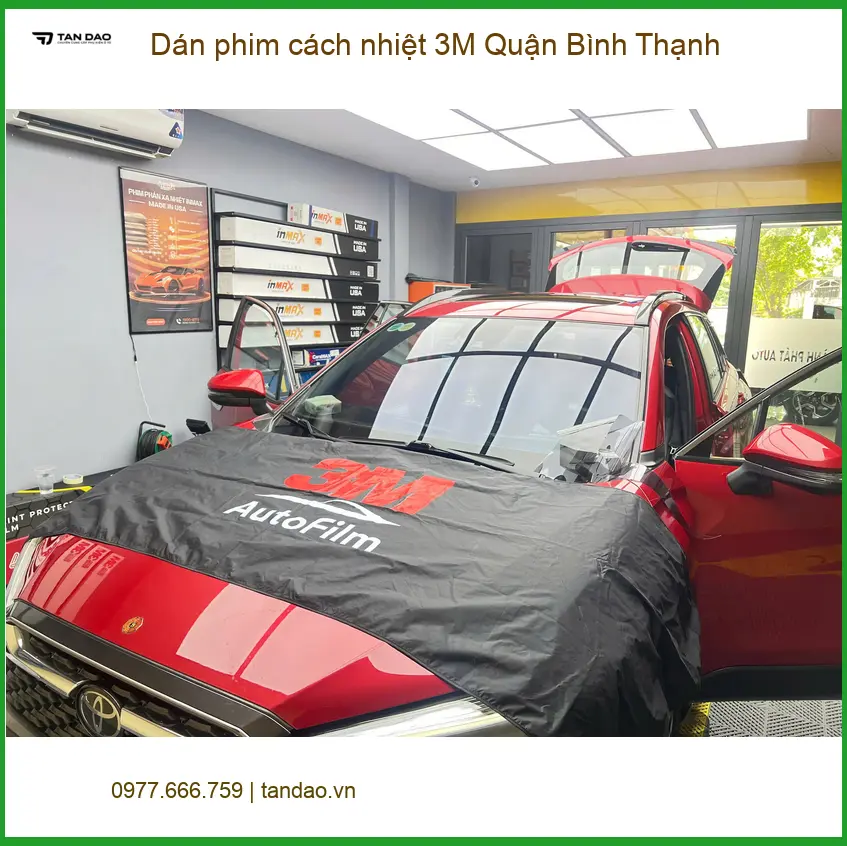 Nơi Dán Phim Cách Nhiệt Ô Tô 3M Quận Bình Thạnh - Giá Tốt TPHCM