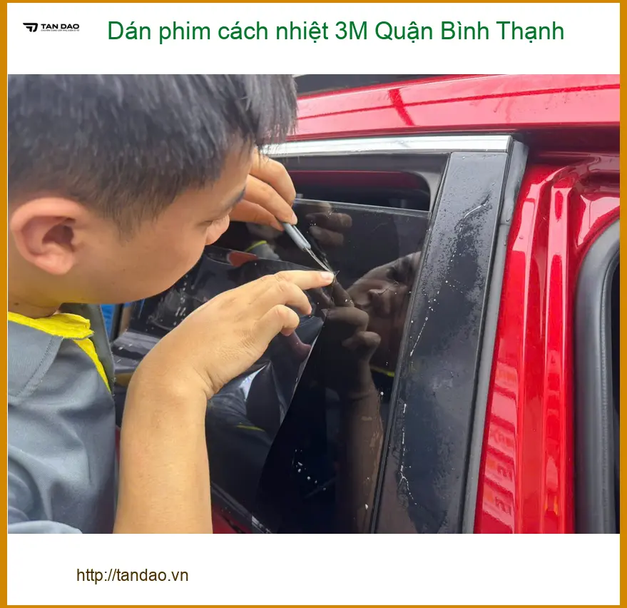 Nơi Dán Phim Cách Nhiệt Ô Tô 3M Quận Bình Thạnh - Giá Tốt TPHCM ảnh thực tế 2