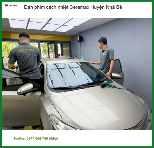 Địa Chỉ Dán Phim Cách Nhiệt Ô Tô Ceramax Huyện Nhà Bè - Lắp Đặt Uy Tín TPHCM