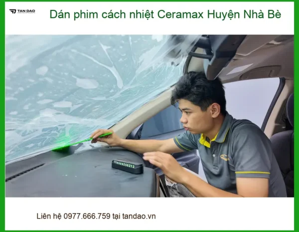 Alternative view of Địa Chỉ Dán Phim Cách Nhiệt Ô Tô Ceramax Huyện Nhà Bè - Lắp Đặt Uy Tín TPHCM