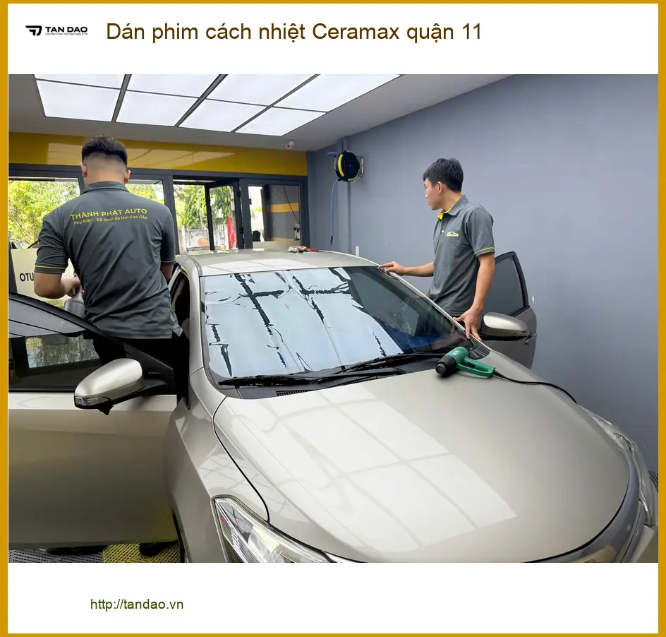 Nơi Dán Phim Cách Nhiệt Ceramax Ô Tô tại Quận 11 - Giá Tốt TPHCM ảnh thực tế 2