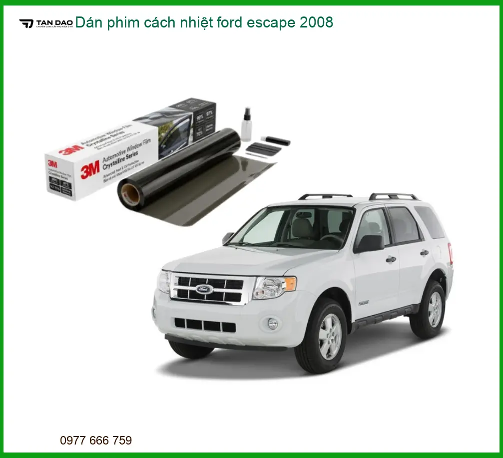 Dán Phim Cách Nhiệt Ford Escape 2008 - Địa Chỉ Lắp Đặt Uy Tín TPHCM