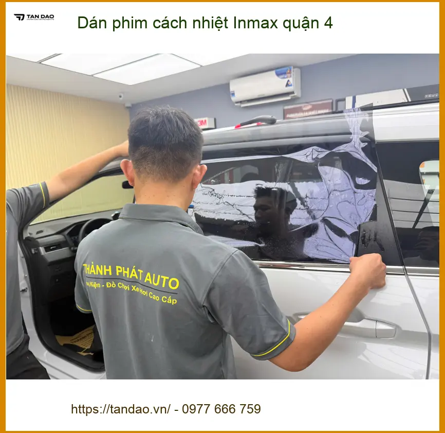Trung Tâm Dán Phim Cách Nhiệt Ô Tô phim cách nhiệt Inmax quận 4 - Giá Tốt TPHCM ảnh thực tế 2