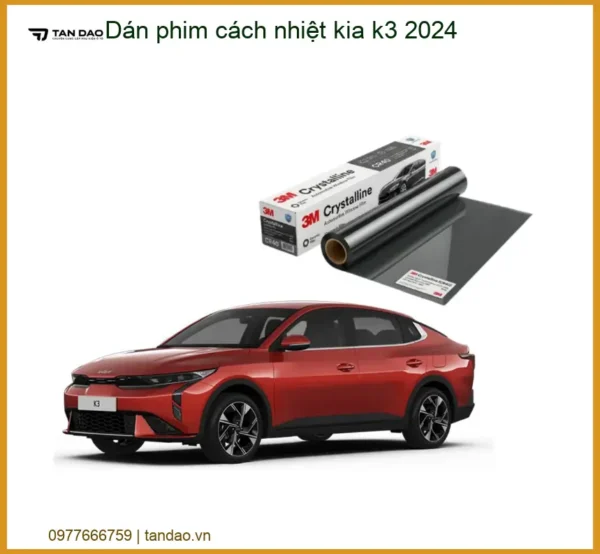 Dán Phim Cách Nhiệt Ô Tô Kia K3 2024 - Địa Chỉ Lắp Đặt Uy Tín TPHCM