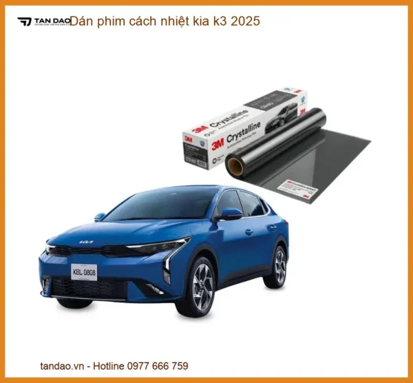Dán Phim Cách Nhiệt Chống Nóng Kia K3 - Trung Tâm Lắp Đặt Chính Hãng TPHCM