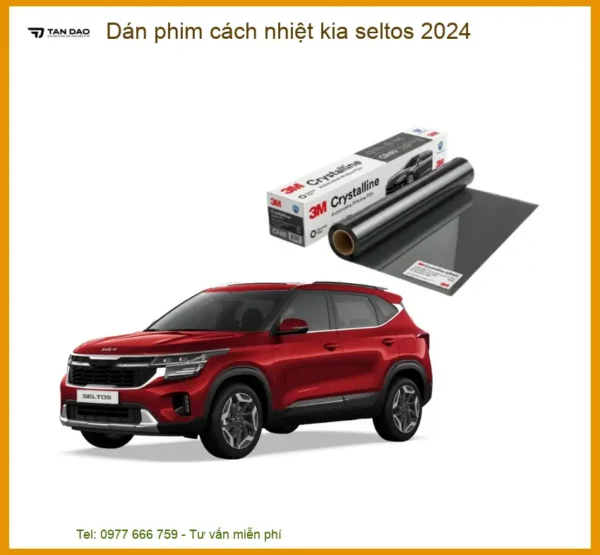 Dán Phim Cách Nhiệt Kia Seltos 2024 - Trung Tâm Gắn Chính Hãng TPHCM