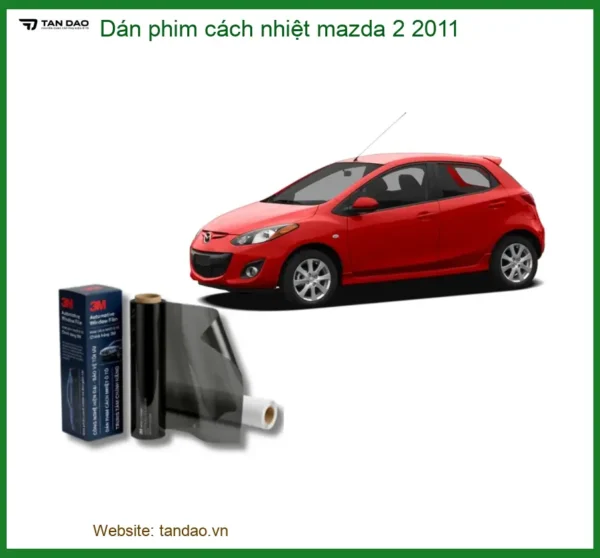 Dán Phim Cách Nhiệt Mazda 2 2011 - Trung Tâm Lắp Đặt Chính Hãng TPHCM