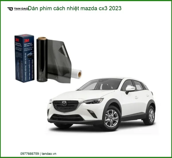 Dán Phim Cách Nhiệt Mazda CX3 2023 - Trung Tâm Lắp Đặt Chính Hãng TPHCM