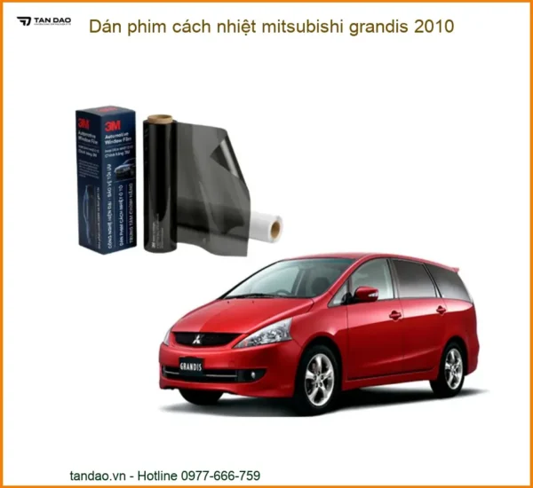 Dán phim cách nhiệt Mitsubishi Grandis 2010 - Địa Chỉ Gắn Chính Hãng TPHCM