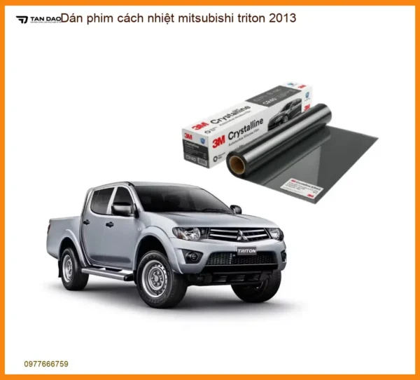 Dán Phim Cách Nhiệt Mitsubishi Triton 2013 - Địa Chỉ Lắp Đặt Uy Tín TPHCM