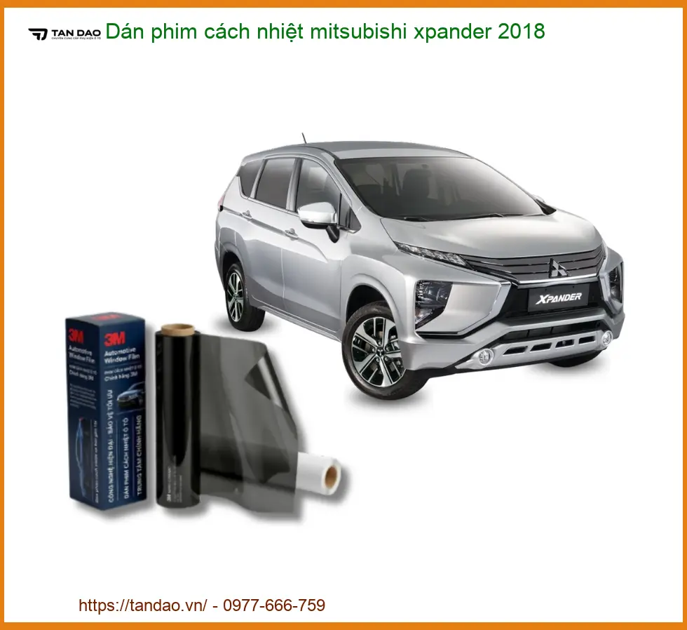 Dán Phim Cách Nhiệt Mitsubishi Xpander 2018 - Địa Chỉ Lắp Đặt Chính Hãng TPHCM