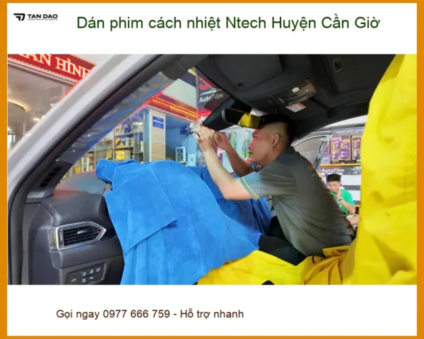 Alternative view of Địa Chỉ Dán Phim Cách Nhiệt Ô Tô Ntech tại Huyện Cần Giờ - Thi Công Chuyên Nghiệp
