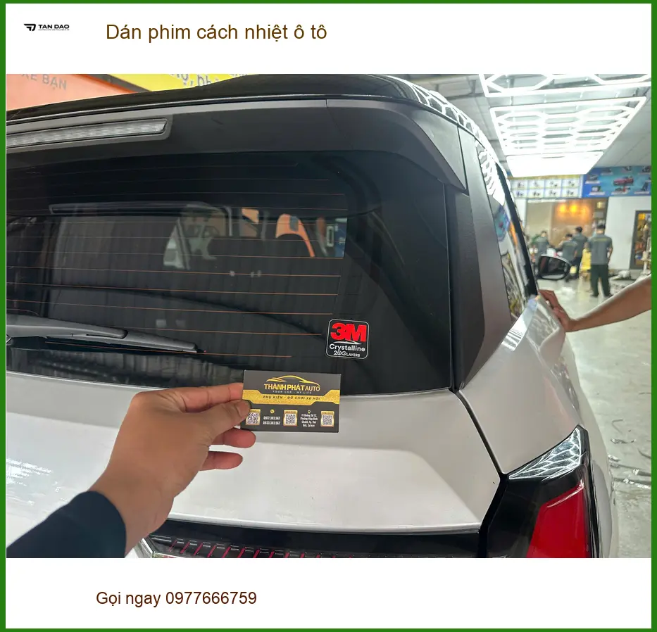 Chị Phương dán phim cách nhiệt ô tô Hyundai Creta tại Thủ Đức chống nóng hiệu quả ảnh thực tế 3