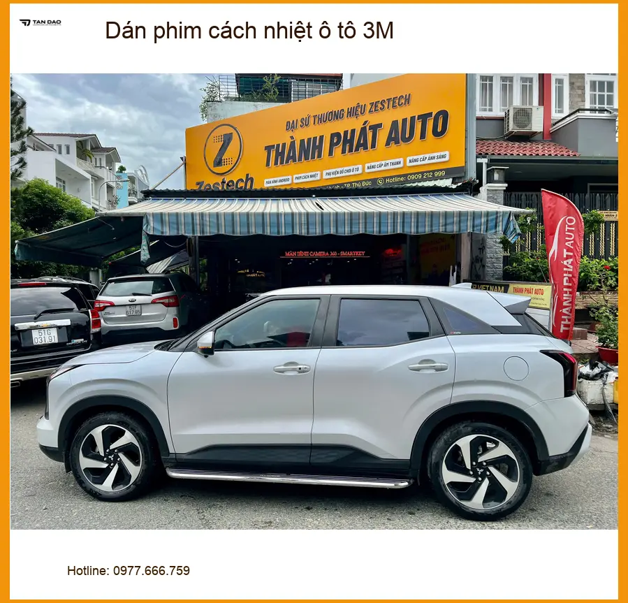Dán phim cách nhiệt ô tô 3M cho Honda CRV của Cô Hạnh Phúc tại Quận 12 ảnh thực tế 4