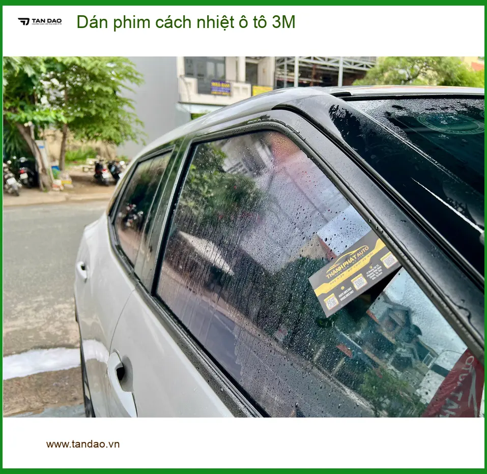 Chị Hương Giang dán phim cách nhiệt ô tô 3M cho Hyundai Accent Quận 5 chống nóng mùa hè ảnh thực tế 2