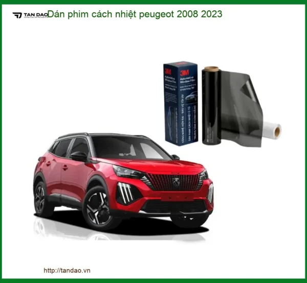 Dán Phim Cách Nhiệt Peugeot 2008 2023 - Địa Chỉ Lắp Đặt Uy Tín TPHCM
