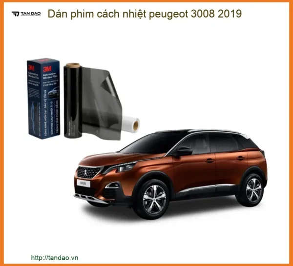 Dán Phim Cách Nhiệt Peugeot 3008 2019 - Địa Chỉ Lắp Đặt Chính Hãng TPHCM