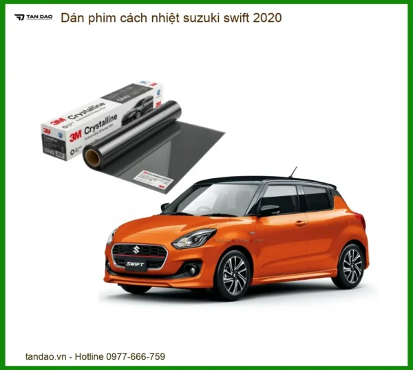 Dán Phim Cách Nhiệt Ô Tô Suzuki Swift 2020 - Trung Tâm Lắp Đặt Uy Tín TPHCM