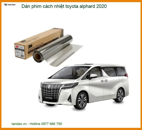 Dán Phim Cách Nhiệt Toyota Alphard 2020 - Trung Tâm Gắn Chính Hãng TPHCM
