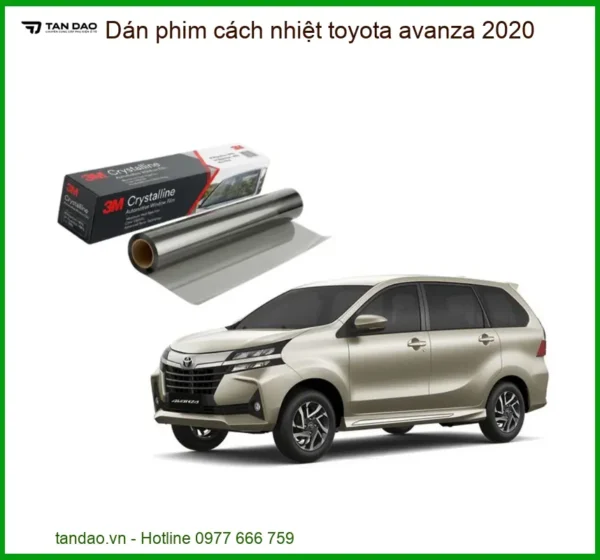 Dán Phim Cách Nhiệt Toyota Avanza 2020 - Trung Tâm Lắp Đặt Uy Tín TPHCM