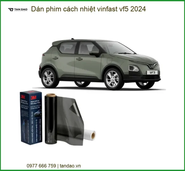 Dán Phim Cách Nhiệt Vinfast VF5 2024 - Trung Tâm Lắp Đặt Uy Tín TPHCM