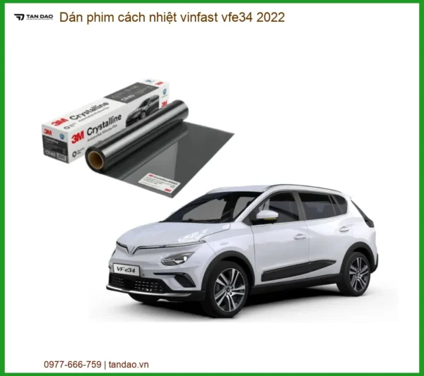 Dán Phim Cách Nhiệt Vinfast VF e34 2022 - Địa Chỉ Lắp Đặt Uy Tín TPHCM
