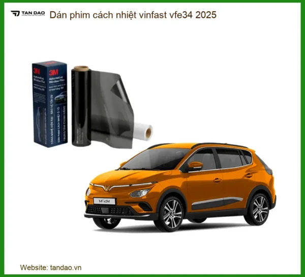 Dán Phim Cách Nhiệt Vinfast VF e34 2025 - Địa Chỉ Lắp Đặt Uy Tín TPHCM