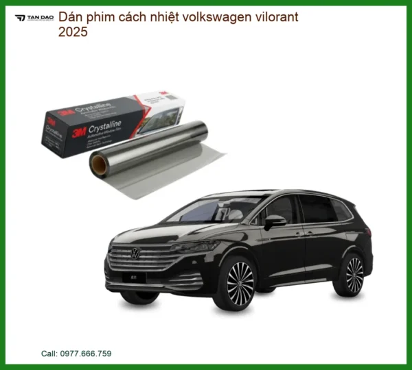 Dán Phim Cách Nhiệt Volkswagen Vilorant 2025 - Địa Chỉ Lắp Đặt Uy Tín TPHCM