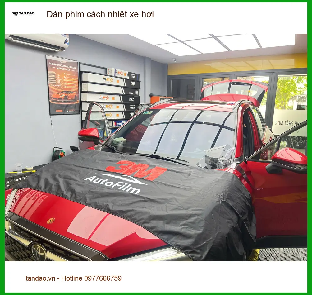 Chị Thoa dán phim cách nhiệt Hyundai Creta tại Quận Thủ Đức chuẩn bị đón mùa nắng mới ảnh thực tế 2