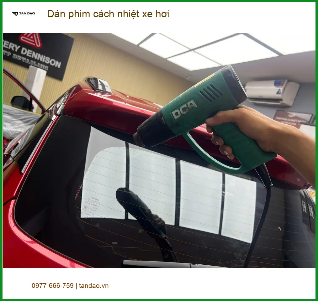 Chị Thoa dán phim cách nhiệt Hyundai Creta tại Quận Thủ Đức chuẩn bị đón mùa nắng mới ảnh thực tế 4