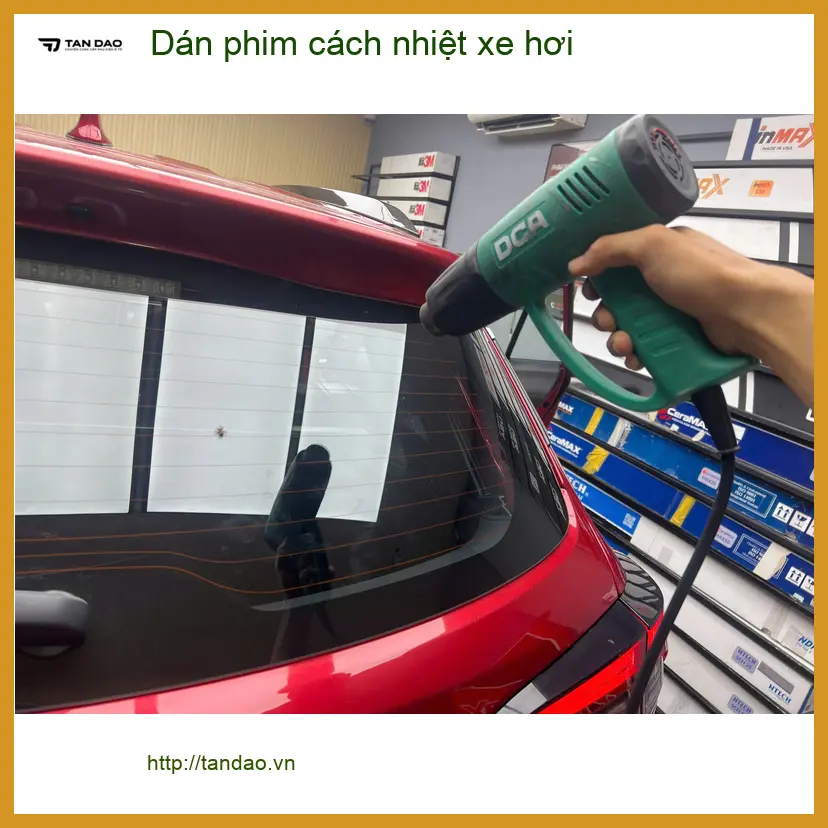 Anh Tấn dán phim cách nhiệt Honda CRV tại Cần Giờ, chống nóng hiệu quả. ảnh thực tế 2