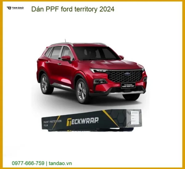 Dán Phim Bảo Vệ PPF Cho Xe Ford Territory 2024 - Trung Tâm Lắp Đặt Uy Tín TPHCM