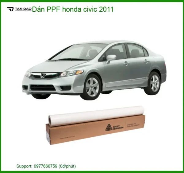 Dán PPF Bảo Vệ Sơn Honda Civic 2011 - Trung Tâm Thi Công Chính Hãng TPHCM