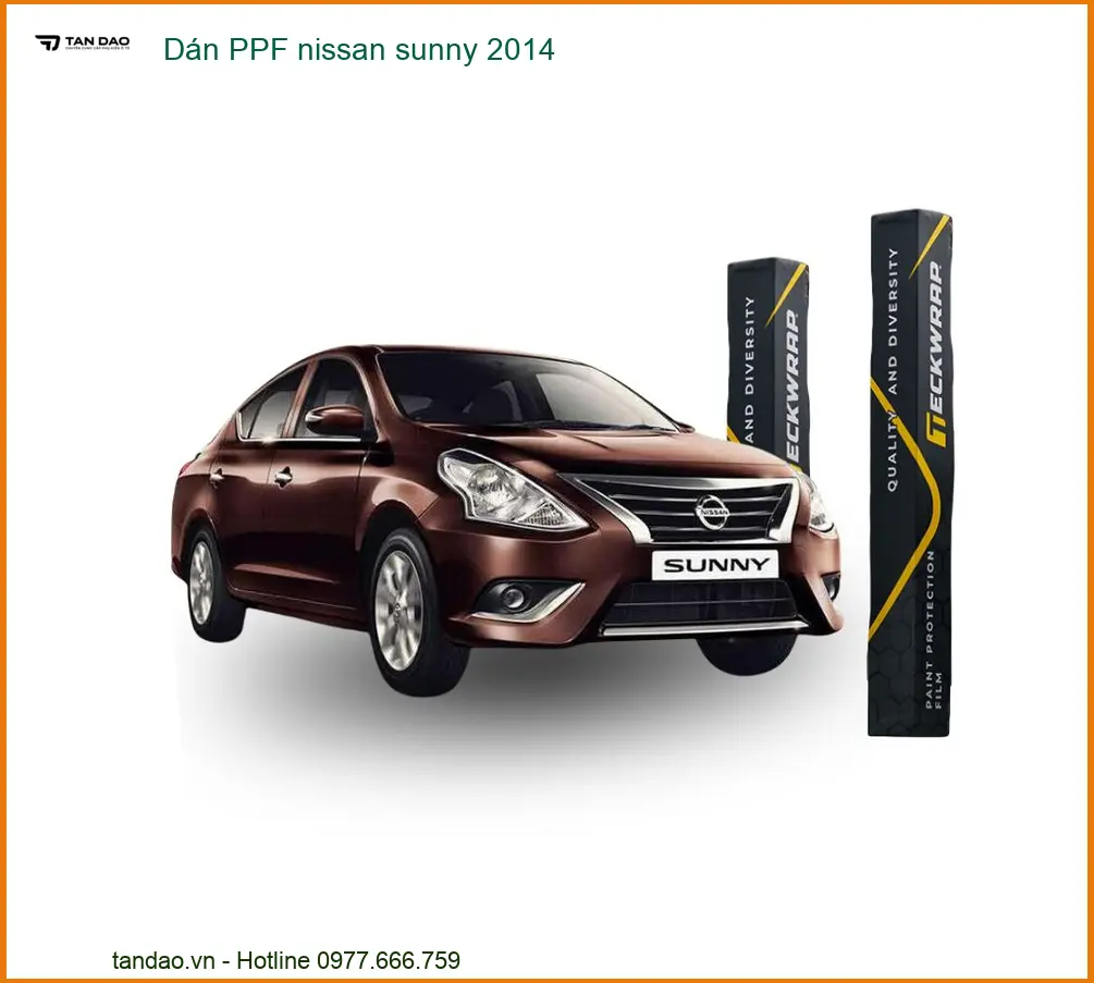 Dán Phim PPF Chống Trầy Nissan Sunny 2014 - Trung Tâm Gắn Chính Hãng TPHCM