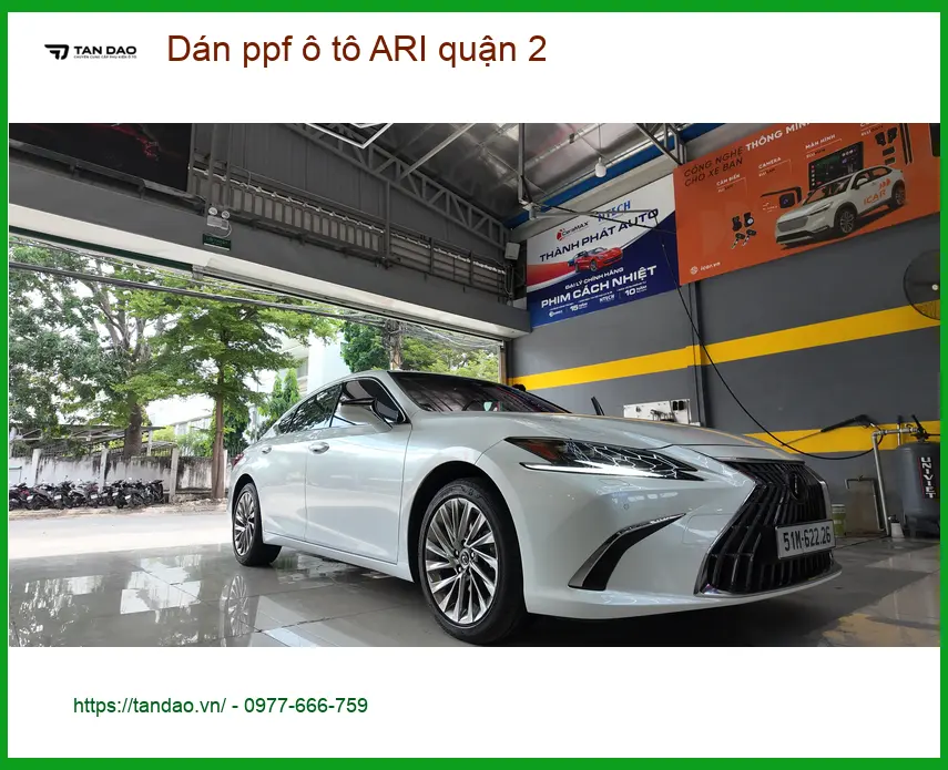 Trung Tâm Thi Công Dán PPF Ô Tô ppf ô tô ARI quận 2 - Thi Công Chuyên Nghiệp ảnh thực tế 2