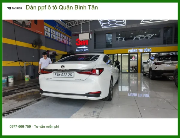Trung Tâm Thi Công Dán PPF Ô Tô ppf ô tô Quận Bình Tân - Thi Công Chuyên Nghiệp