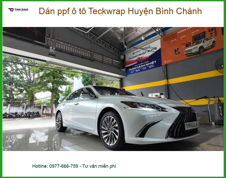 Trung Tâm Dán PPF Ô Tô ppf ô tô Teckwrap Huyện Bình Chánh - Thi Công Chuyên Nghiệp