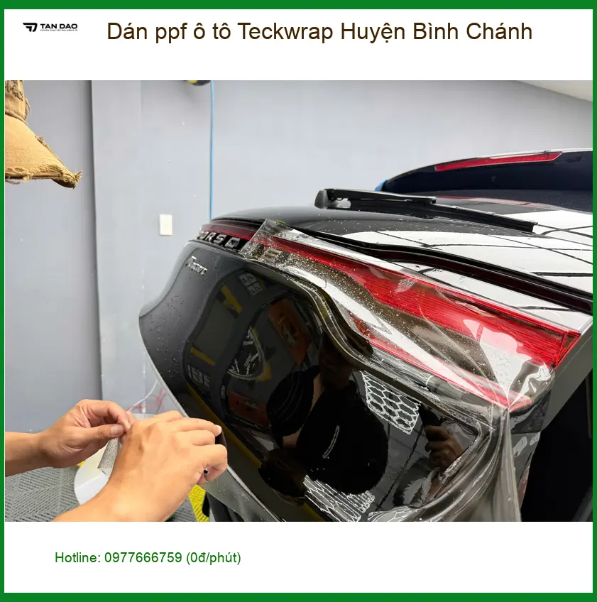 Trung Tâm Dán PPF Ô Tô ppf ô tô Teckwrap Huyện Bình Chánh - Thi Công Chuyên Nghiệp ảnh thực tế 3