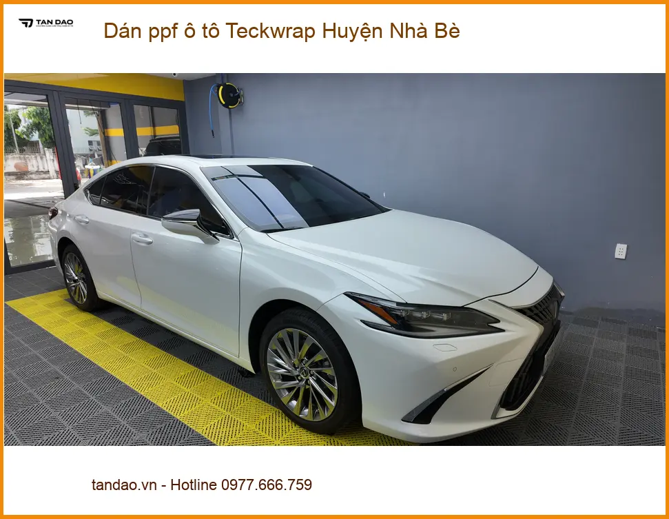 Trung Tâm Dán PPF Ô Tô ppf ô tô Teckwrap Huyện Nhà Bè - Thi Công Chuyên Nghiệp ảnh thực tế 2