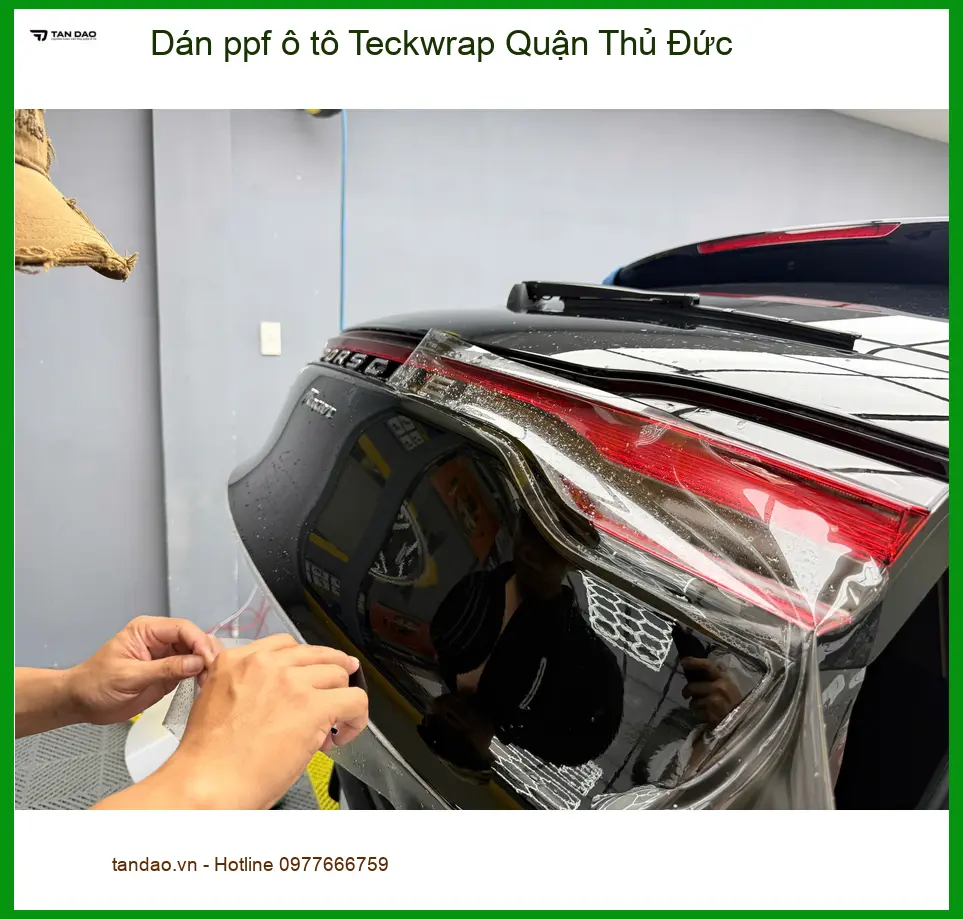 Nơi Dán PPF Ô Tô ppf ô tô Teckwrap Quận Thủ Đức - Thi Công Chuyên Nghiệp