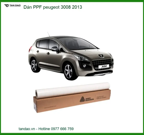 Dán PPF Bảo Vệ Sơn Xe Peugeot 3008 2013 - Trung Tâm Gắn Chính Hãng TPHCM