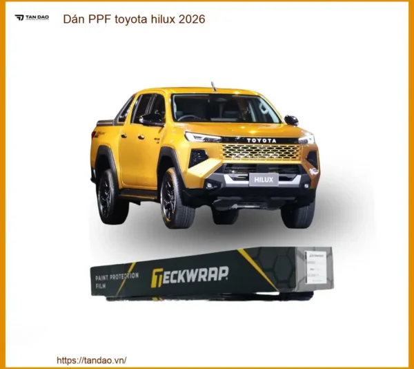 Dán PPF Toyota Hilux - Trung Tâm Chuyên Dán Bảo Vệ Sơn Uy Tín TPHCM