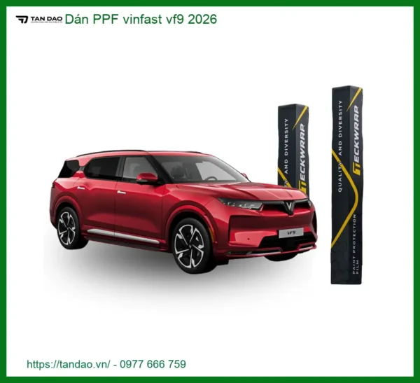 Dán PPF Vinfast VF9 2026 - Trung Tâm Chuyên Thi Công Dán PPF Cao Cấp TPHCM