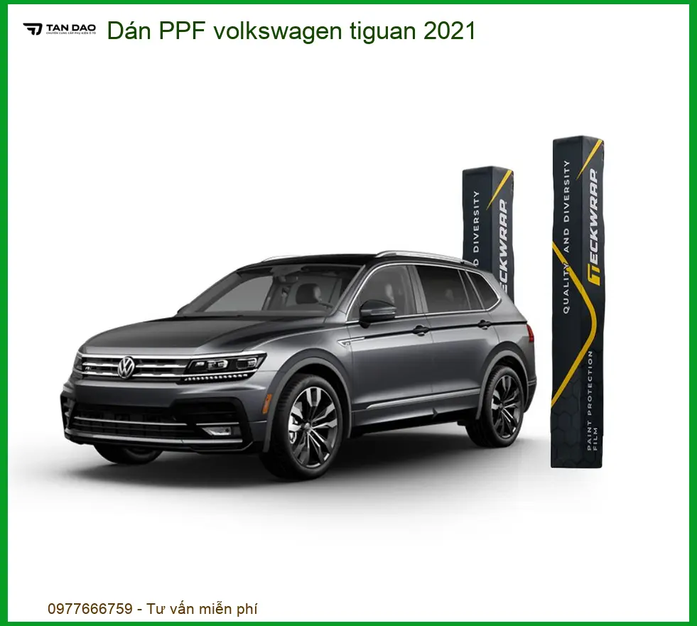 Dán PPF Volkswagen Tiguan 2021 - Trung Tâm Thi Công Chính Hãng TPHCM
