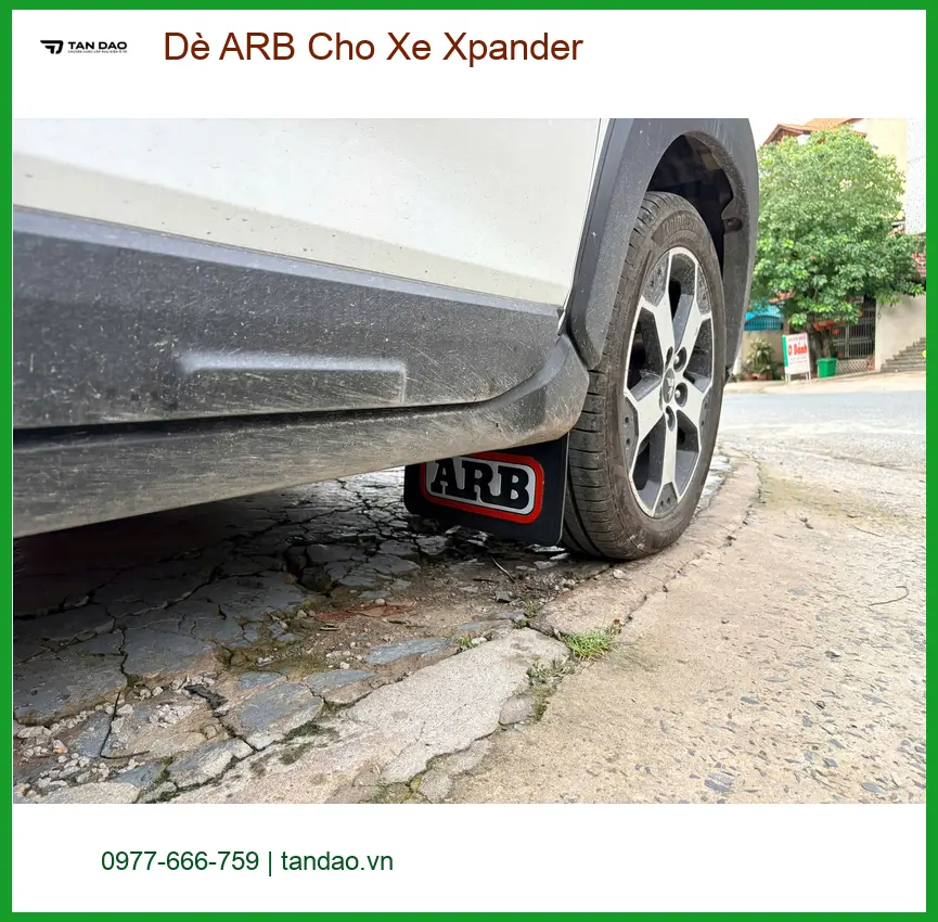 Chú Hùng gắn Dè ARB Xpander tại Quận 11, tăng vẻ hầm hố, chống bùn bắn. ảnh thực tế 2
