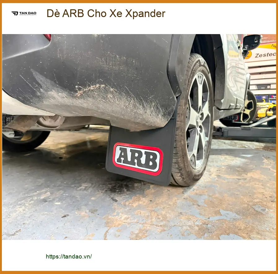 Chú Hùng gắn Dè ARB Xpander tại Quận 11, tăng vẻ hầm hố, chống bùn bắn. ảnh thực tế 3